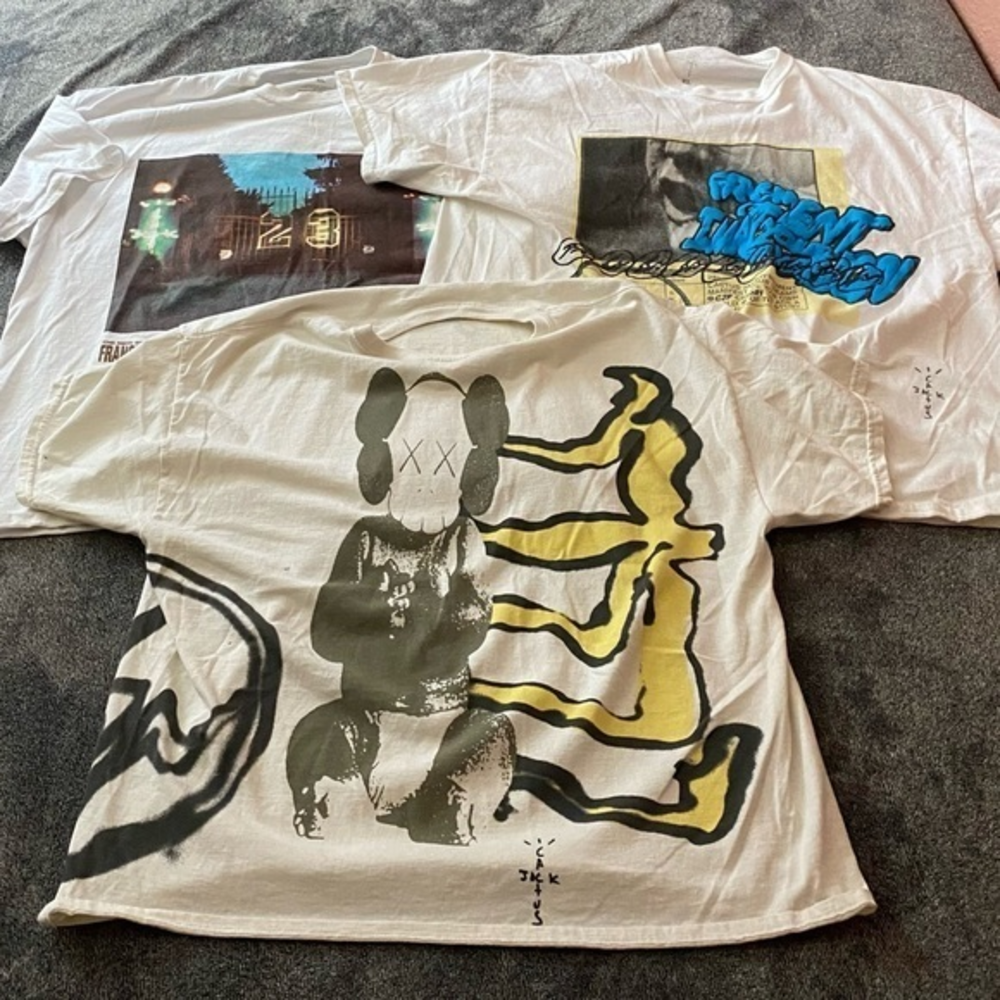 Travis Scott Cactus Jack Men’s Graffic T-shirt Bundle ( XL‎ )